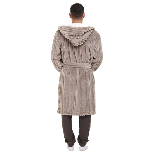 Snuggs Blanket Robe Engraved Lines Cafe